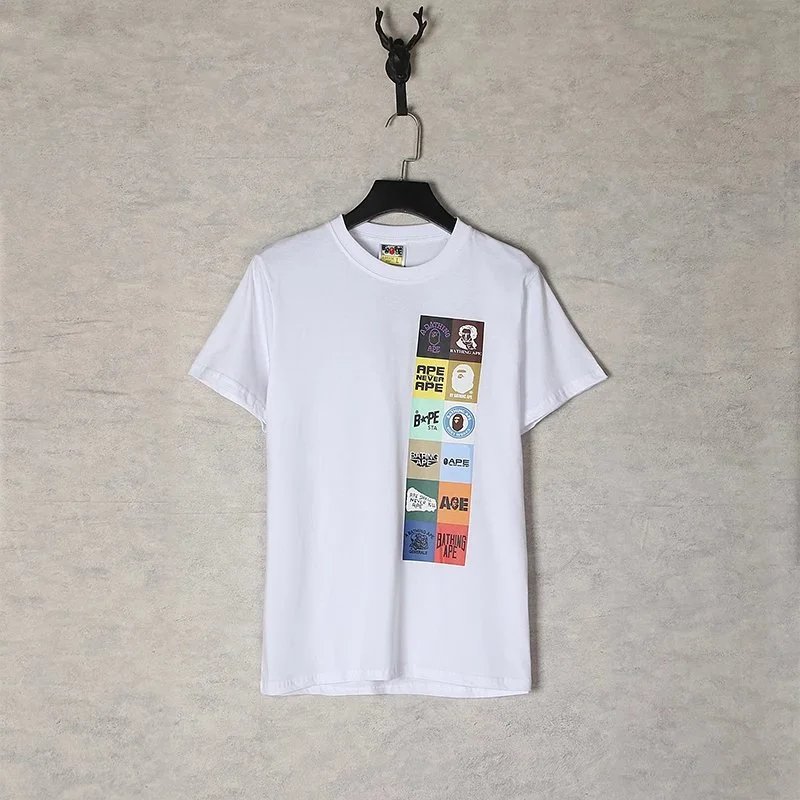A Bathing Ape T-Shirts Short-Sleeve Head Graphic image 12