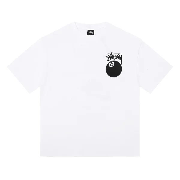 Stüssy Yin Yang Graphic T-Shirt Off-White - 3