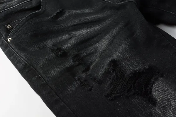 Gallery Dept. Distressed Washed Black Jeans - 10