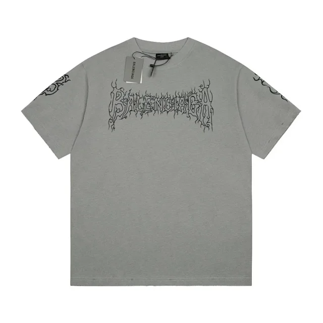 Balenciaga T-Shirts Short-Sleeve Crewneck product detail image 3