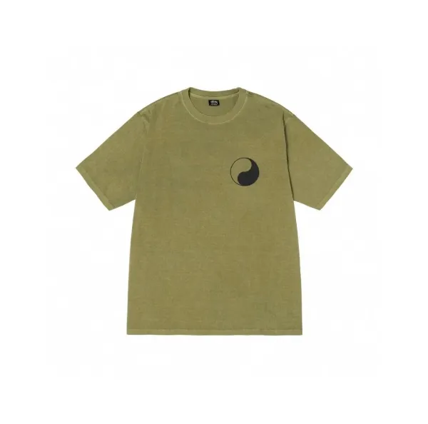 Stone Island T-Shirt Army Green Yin-Yang Graphic T-Shirt - 1