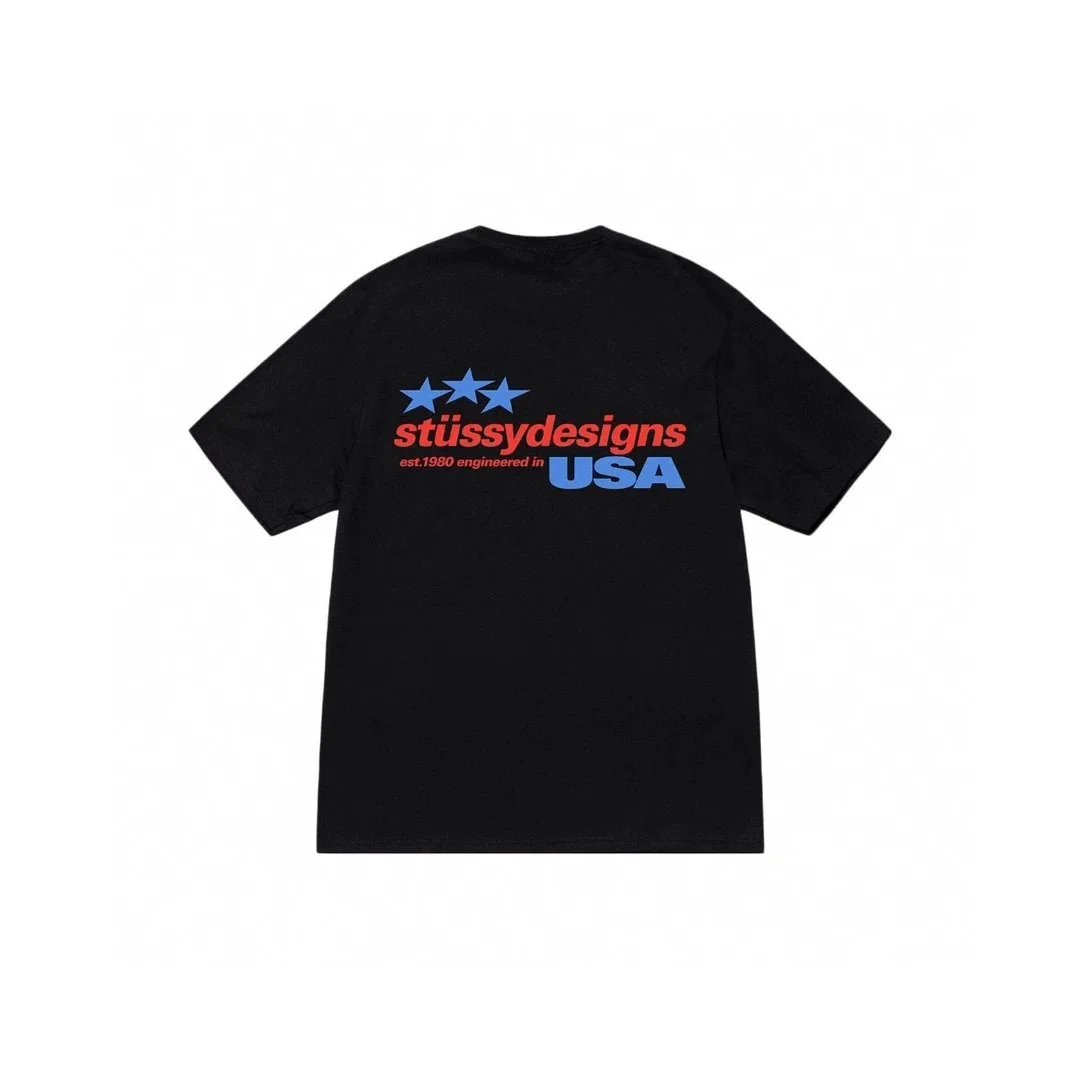 Stüssy T-Shirts Short-Sleeve Graphic Logo T-Shirt — 33