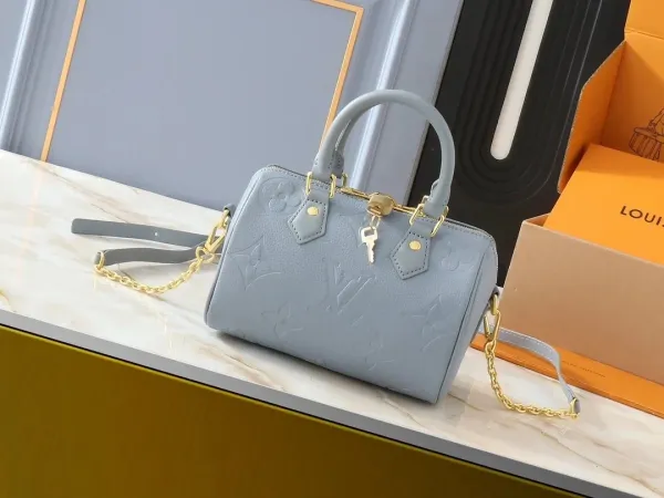 Louis Vuitton Monogram Reverse Petite Malle Handbag Beige Leather Boston Bag - 9