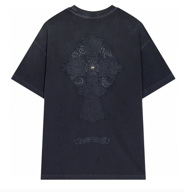 Chrome Hearts T-Shirts Cross Graphic Short-Sleeve T-Shirt product detail image 1