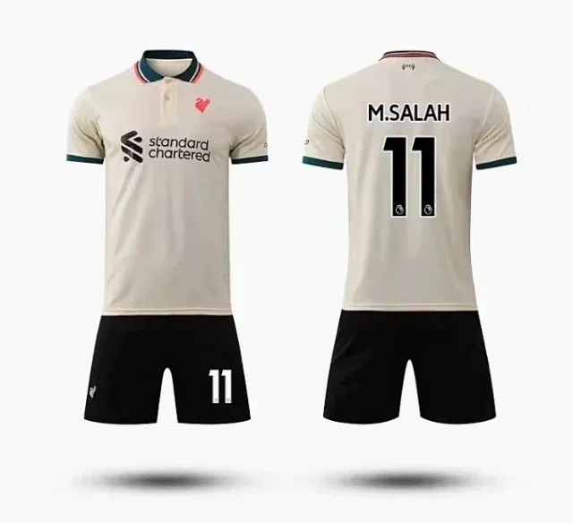 Liverpool FC Football Jerseys Mohamed Salah No. 11 Kit product detail image 10