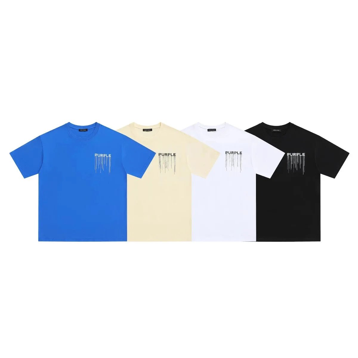 Purple Brand T-Shirts Short-Sleeve Graphic Print image 4