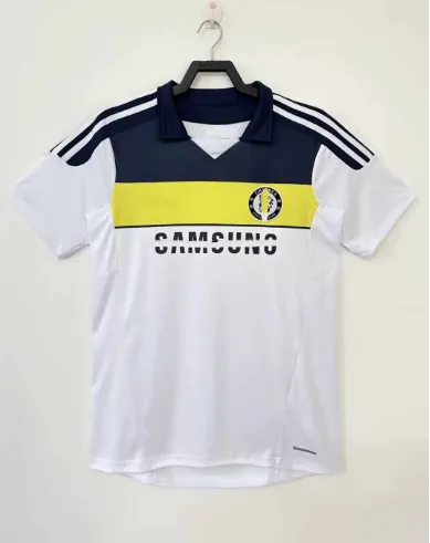 Adidas Chelsea FC 2010-11 Third Jersey White/Navy/Yellow - 1