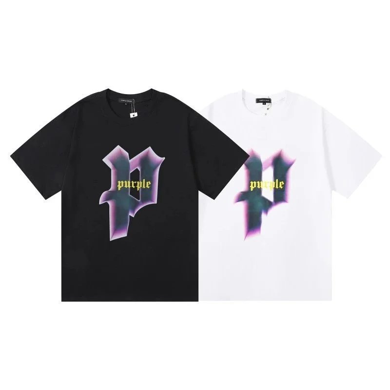 Purple Brand T-Shirts Short-Sleeve Graphic Print image 2