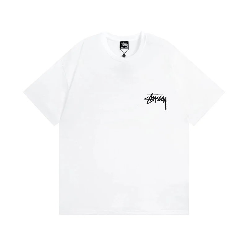 Stüssy T-Shirts Short-Sleeve Crew-Neck Graphic T-Shirt — 26