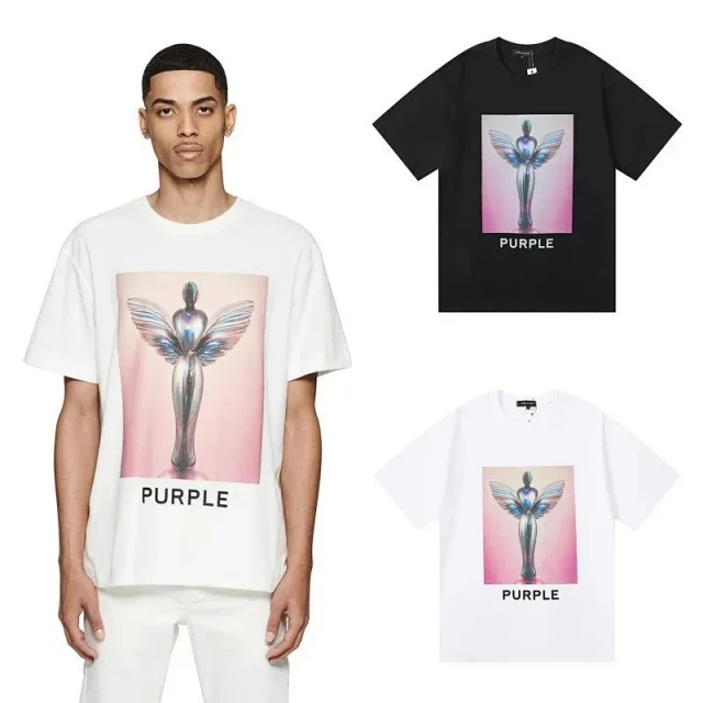 Purple Brand T-Shirts Short-Sleeve Graphic Print product detail image 6
