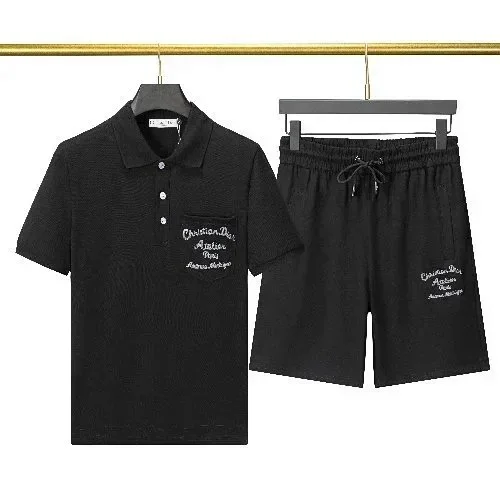Louis Vuitton Short-sleeve T-shirt and drawstring shorts set product detail image 3