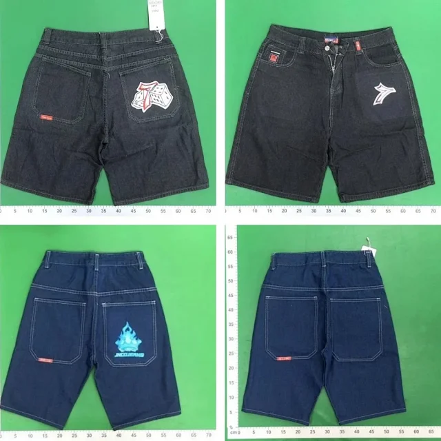 JNCO Jeans Shorts Wide-Leg Denim Graphic product detail image 2