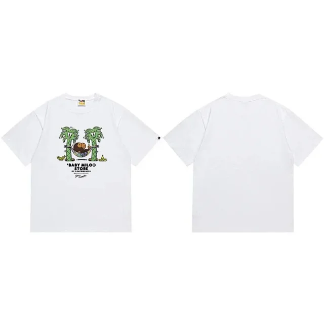 A BATHING APE T-Shirts Short-Sleeve Head and Graphic Print product detail image 4