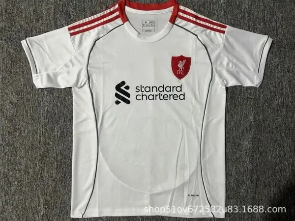 Liverpool FC 2012-13 Away Jersey White - 1