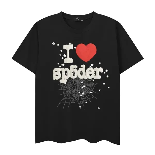 MMY I Love Spider Black T-Shirt - 1