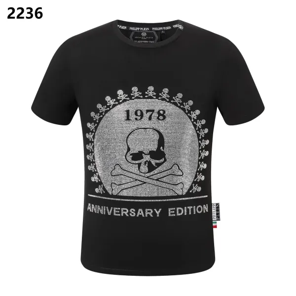 Philipp Plein 1978 Anniversary Edition Skull Rhinestone T-Shirt Black - 1