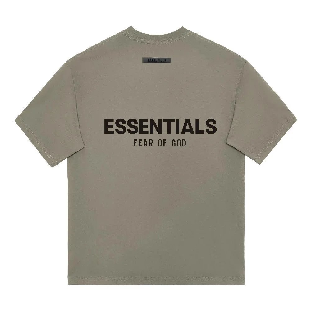 Fear of God Essentials Oversized Heather Gray T-Shirt - 7