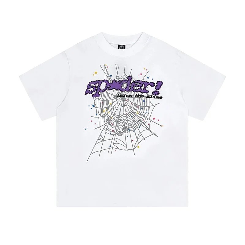 Corteiz Spider! Web Print White T-Shirt - 1