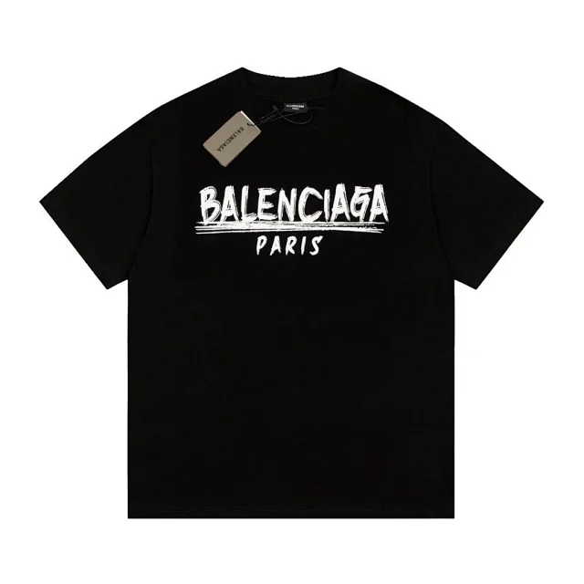Balenciaga T-Shirts Oversized graphic T-shirt product detail image 9