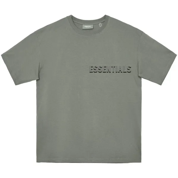 Fear of God Essentials Bold Logo T-Shirt Olive Gray - 1