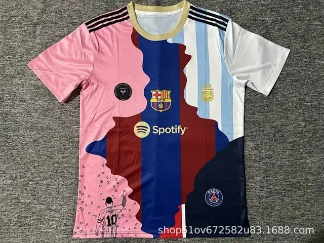 FC Barcelona Football Jerseys Short-Sleeve Fan Jersey product detail image 4