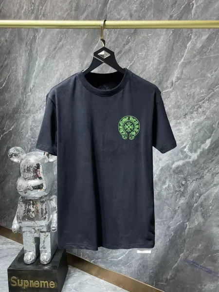 Chrome Hearts Logo Glow-in-the-Dark T-Shirt Black - 1
