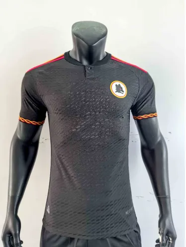 AS Roma 2023-24 Third Jersey Black/Red - 1