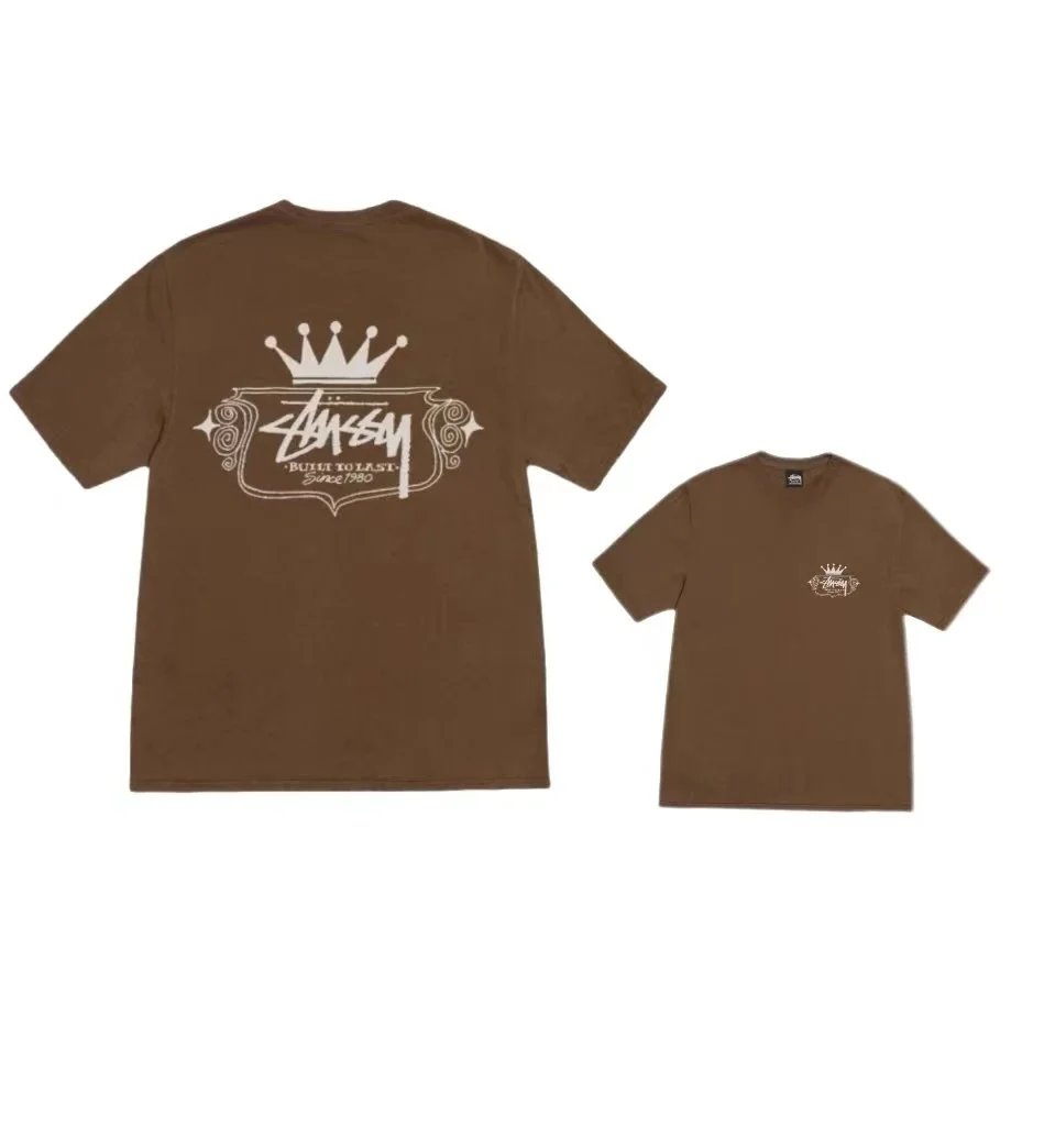Stüssy T-Shirts Short-Sleeve Graphic Print T-Shirt — 38