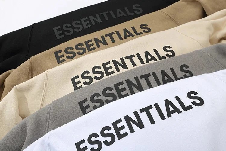 Fear of God Essentials Light Gray Hoodie - 14