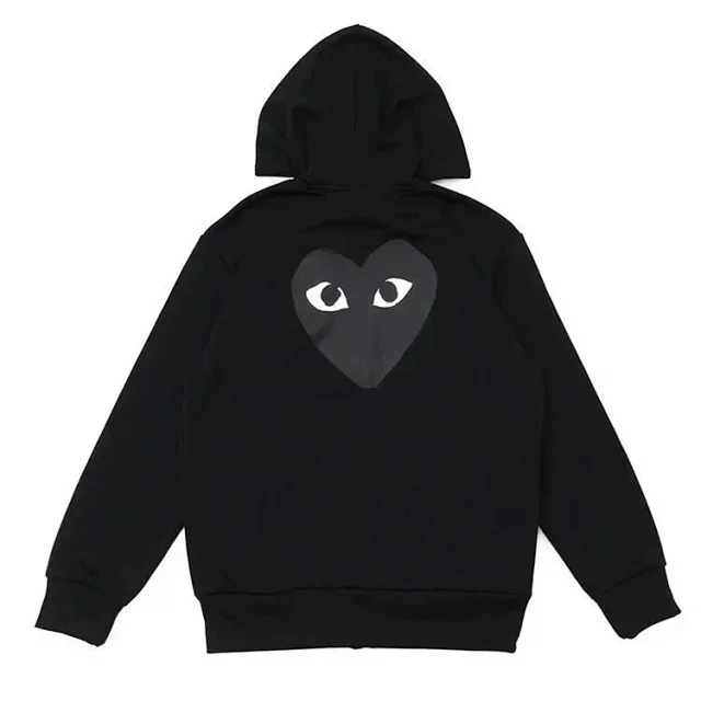 Comme des Garçons PLAY Hoodies & Sweatshirts Heart-eyes graphic hoodies, zip-up and pullover styles product detail image 4