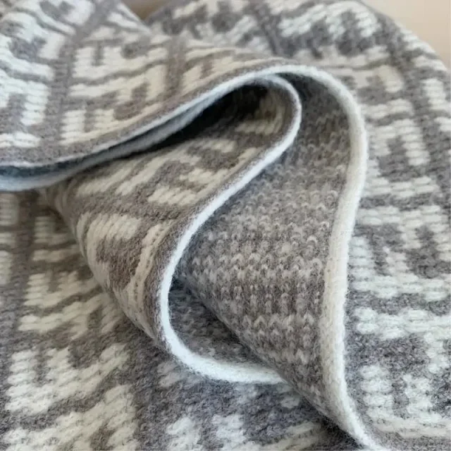 Fendi Scarves Knitted FF Logo Scarf product detail image 8