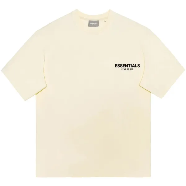 Fear of God Essentials Logo T-Shirt Beige T-Shirt - 1