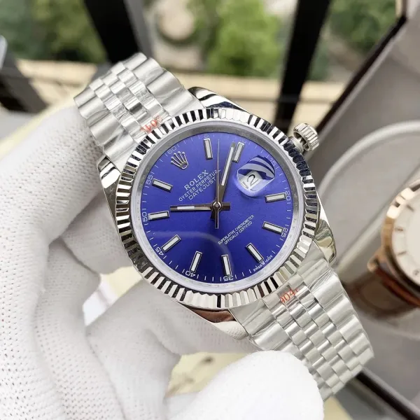 Rolex Datejust 41 Blue Dial Stainless Steel Mechanical Watch - 1