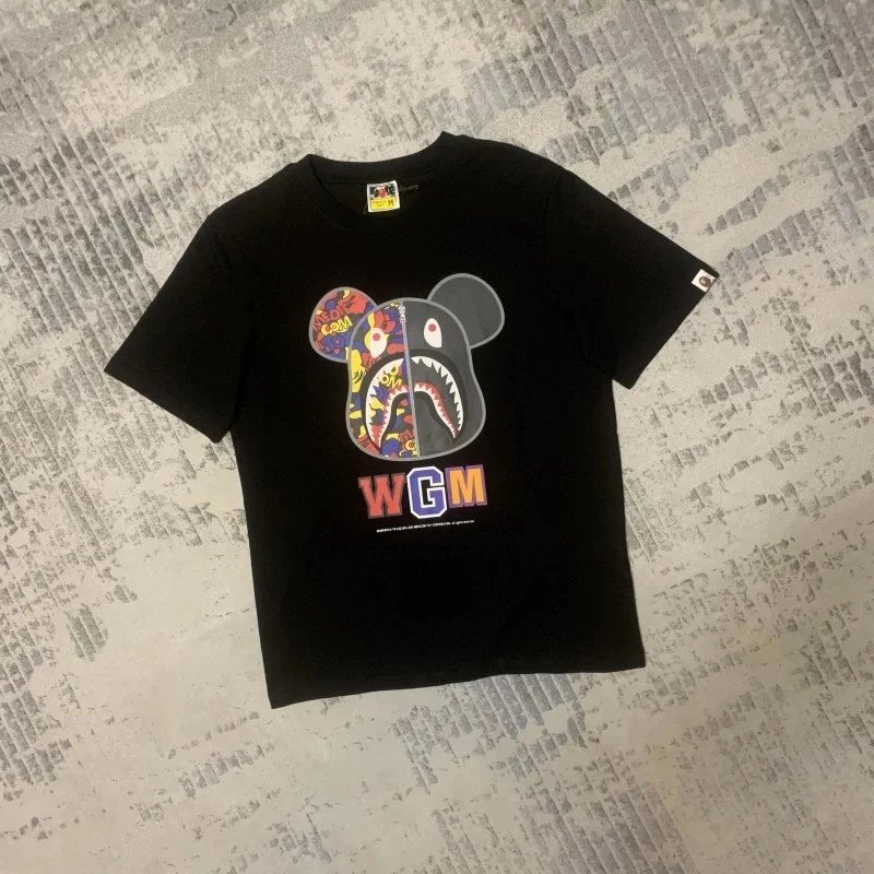 A Bathing Ape x Chrome Hearts One Heart Tee Black T-Shirt - 4