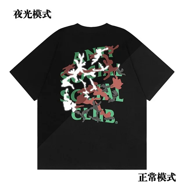 Anti Social Club T-Shirts Graphic Print Short-Sleeve T-Shirt product detail image 7