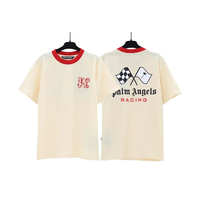 Palm Angels T-Shirts Short-Sleeve Graphic Print product detail image 5