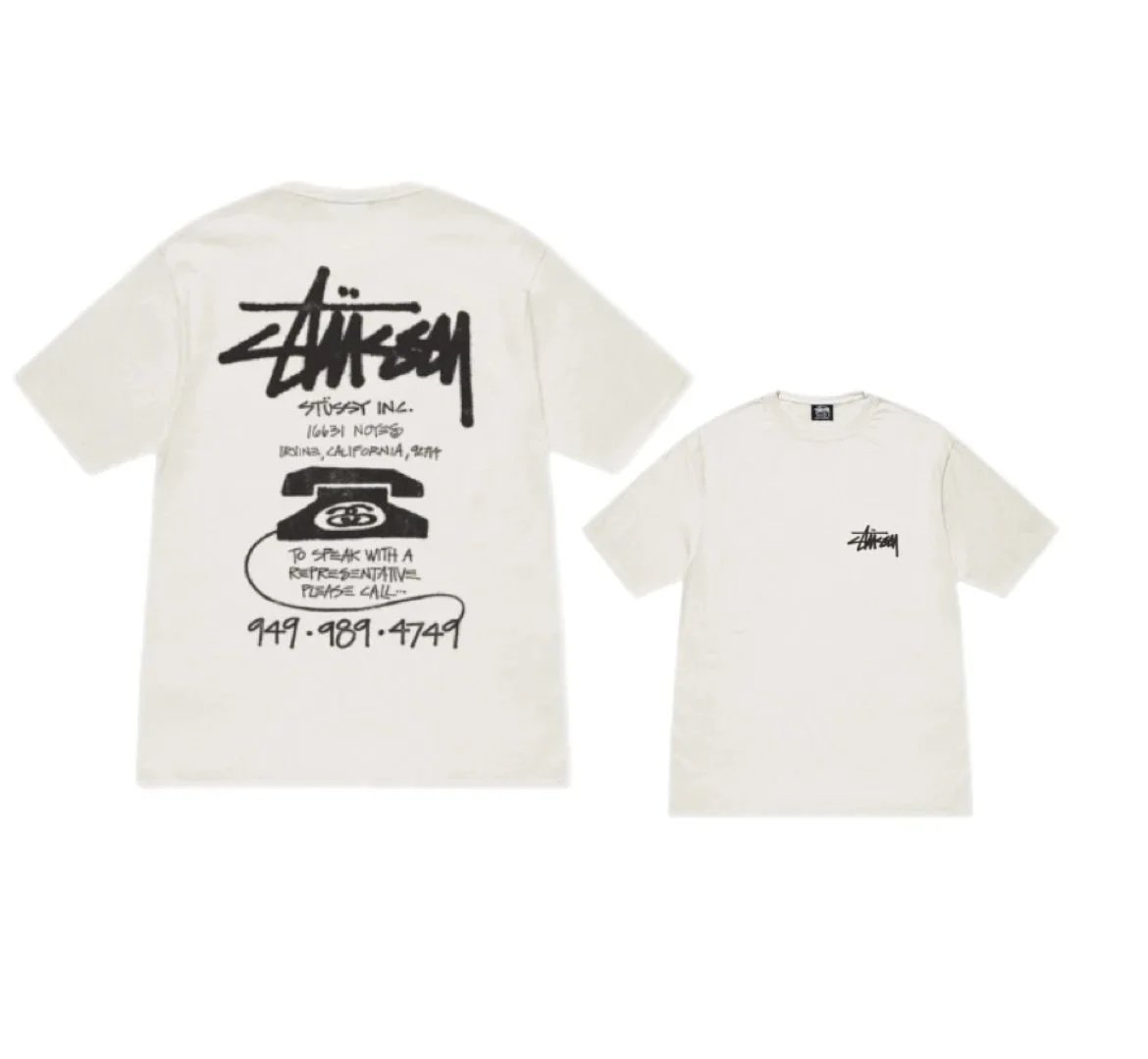 Stüssy T-Shirts Logo Graphic T-Shirt — 3