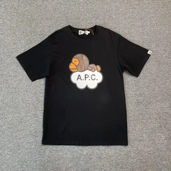 BAPE Sakura Ape Head Black T-Shirt - 6