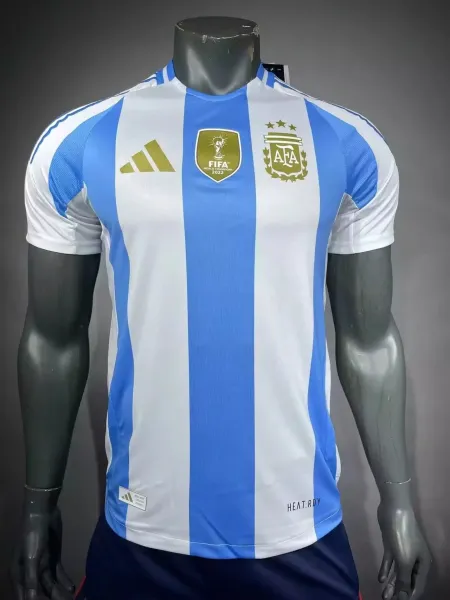 Adidas Argentina 2022 FIFA World Cup Champions Home Jersey Blue/White - 1