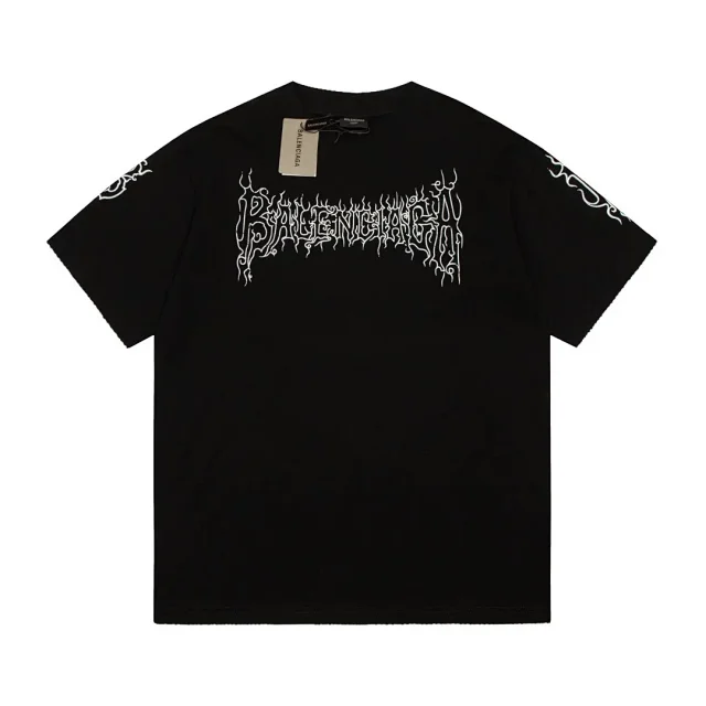 Balenciaga T-Shirts Short-Sleeve Crewneck product detail image 2