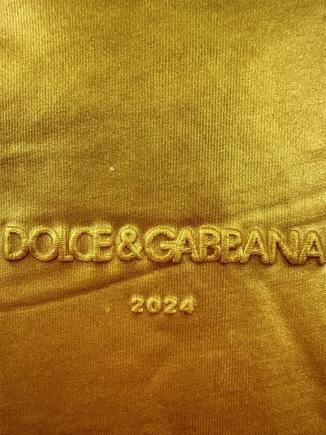 Dolce & Gabbana T-Shirts Short-Sleeve Logo Graphic Crewneck product detail image 3