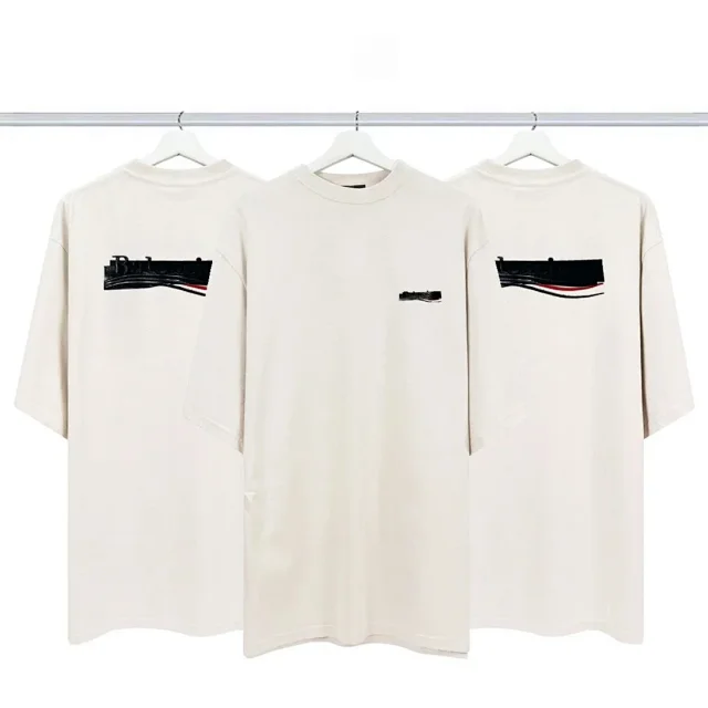 Balenciaga T-Shirts Oversized short-sleeve logo-print product detail image 1