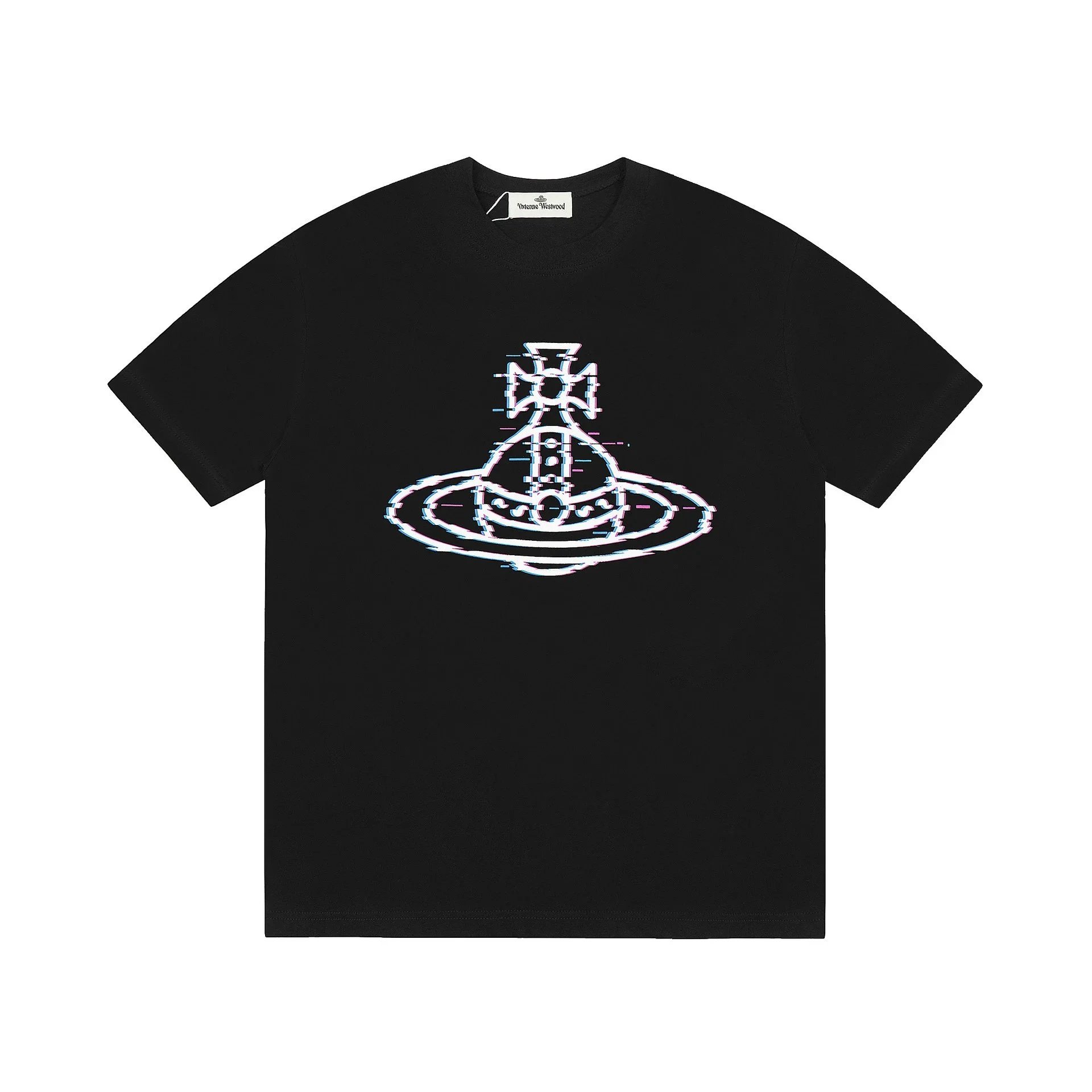 Vivienne Westwood T-Shirts Orb Graphic Print — 19 black