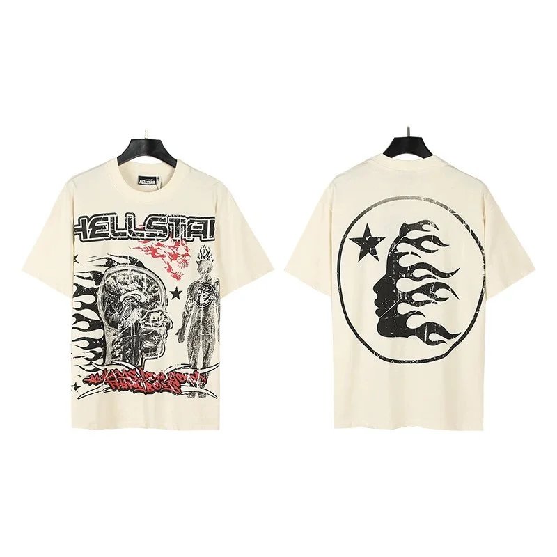 Hellstar T-Shirts Short-Sleeve Graphic T-Shirt — 68