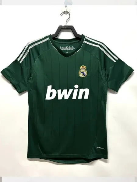 Real Madrid x Adidas Away Jersey 2011-12 Green Football Jersey - 1