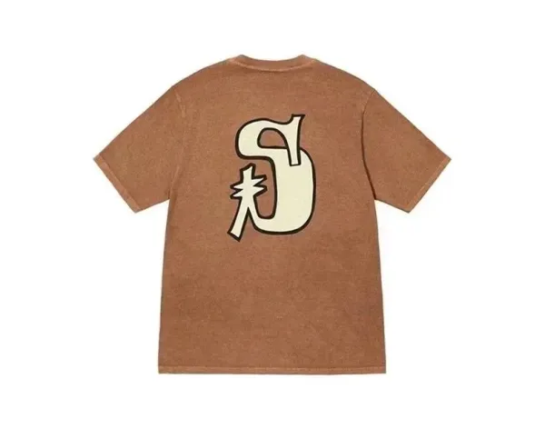 Stüssy Classic Logo Tee Red T-Shirt - 4