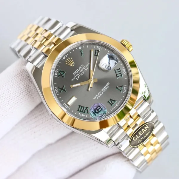 Rolex Datejust 32 126233 Gray Dial Two-Tone Stainless Steel and Yellow Gold Mechanical Watch - 1