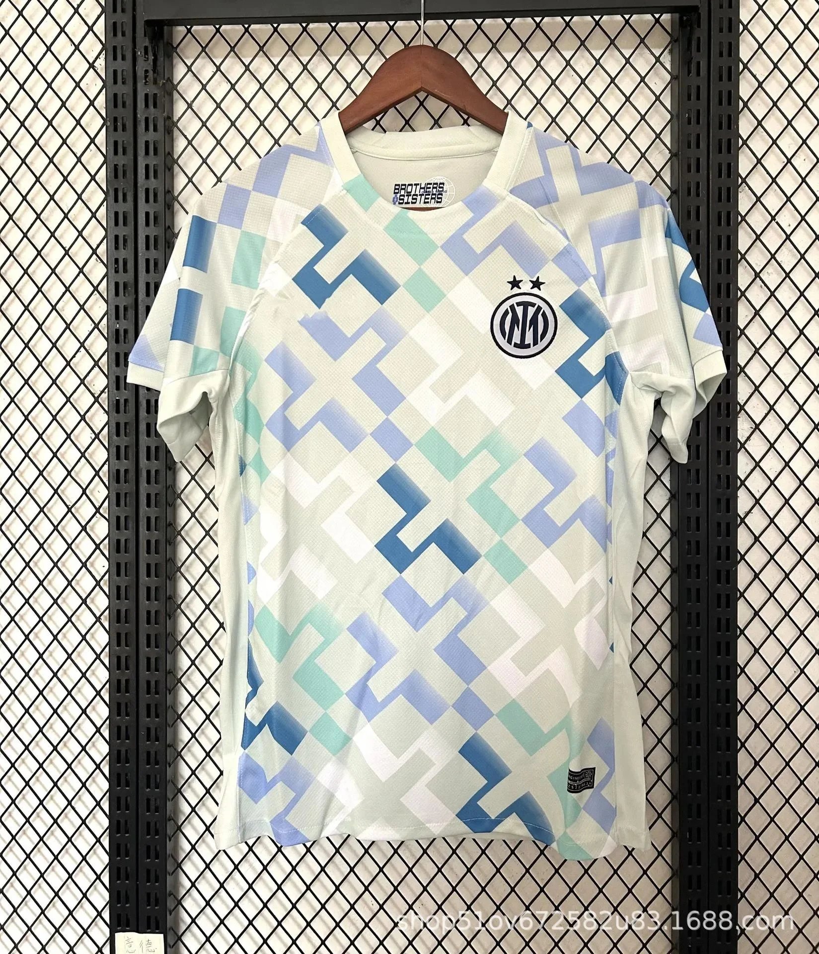 Inter Milan x Brothers & Sisters几何迷彩客场球衣 - 1