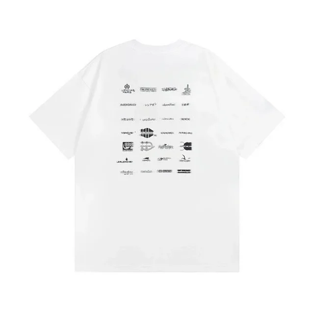 Balenciaga T-Shirts Logo Collage Print product detail image 3