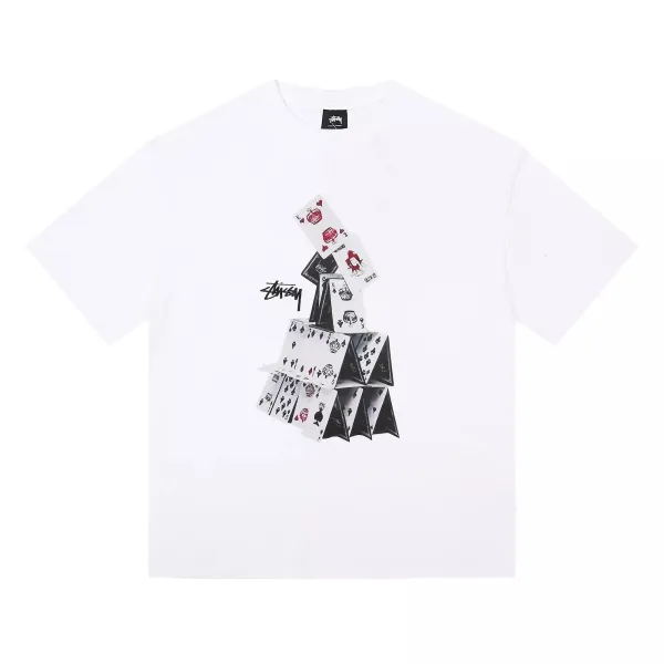 Stüssy Floral Collage Navy T-Shirt - 2
